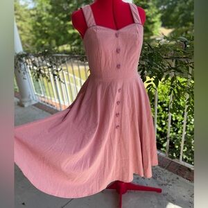 Voodoo vixen heart 🩷 Pink Sundress m